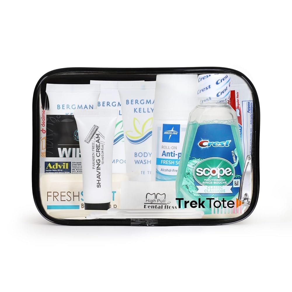 20-Piece TSA-Authorized Journey Necessities Set – Compact Toiletries for Males and Ladies