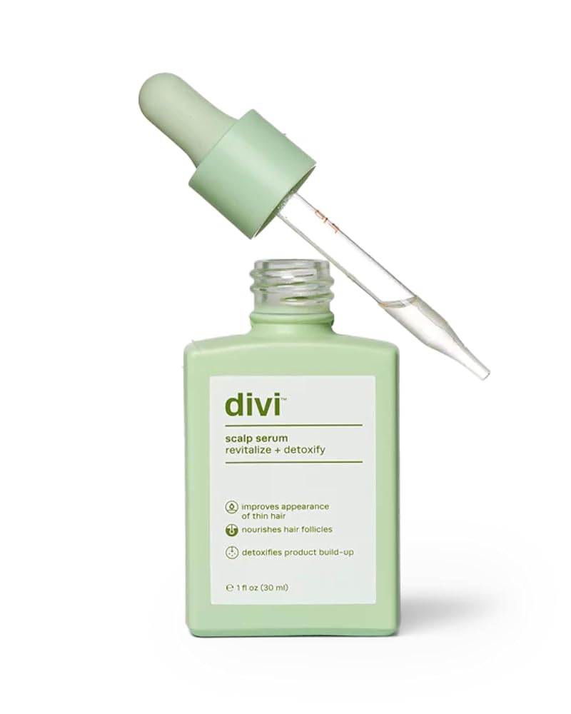 Divi Scalp Serum for Thinning Hair, 30ml – Clinically Confirmed Nourishing Formulation Enriched with Amino Acids, Caffeine, and Rosemary Oil – Helps a Wholesome Scalp and Enhances…