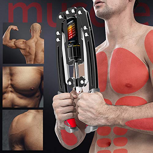 EAST MOUNT Tornado Arm Exerciser - Adjustable Hydraulic Energy from 22 to 440 lbs, House Chest Expander, Shoulder Muscle Coaching Tools, Arm Strengthening Health Software