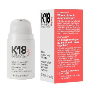 K18 Go away-In Molecular Hair Masks for Repairing Dry or Broken Hair, Reversing Injury from Bleach, Coloration Remedies, Chemical Companies, and Warmth