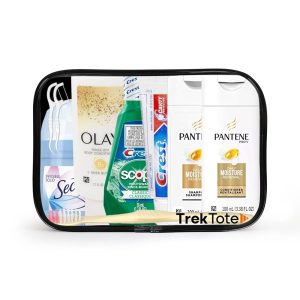 TrekTote 15-Piece Journey Toiletry Set – Handy Private Care Bag with Ladies’s Toiletries. TSA-Authorised Journey Dimension Equipment for Important Hygiene Wants